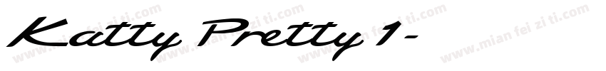 Katty Pretty 1字体转换